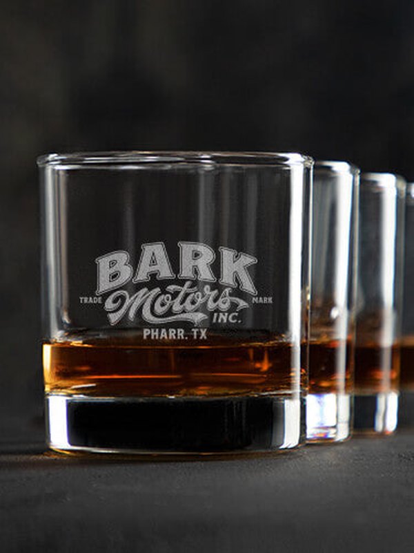 Motors : Rocks Glasses - Engraved