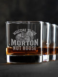 Nut House : Rocks Glasses - Engraved