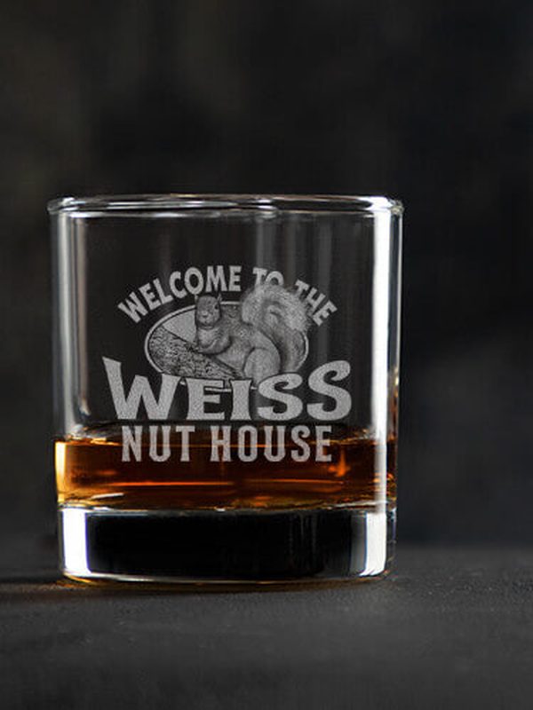 Nut House : Rocks Glasses - Engraved