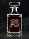 Nut House : Whiskey Decanter - Engraved