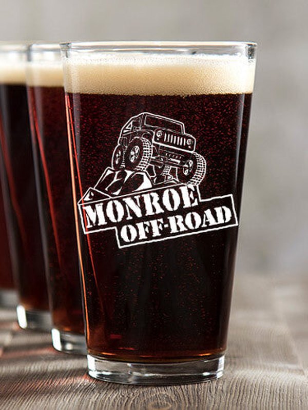 Off-Road : Pint Glasses - Color Printed