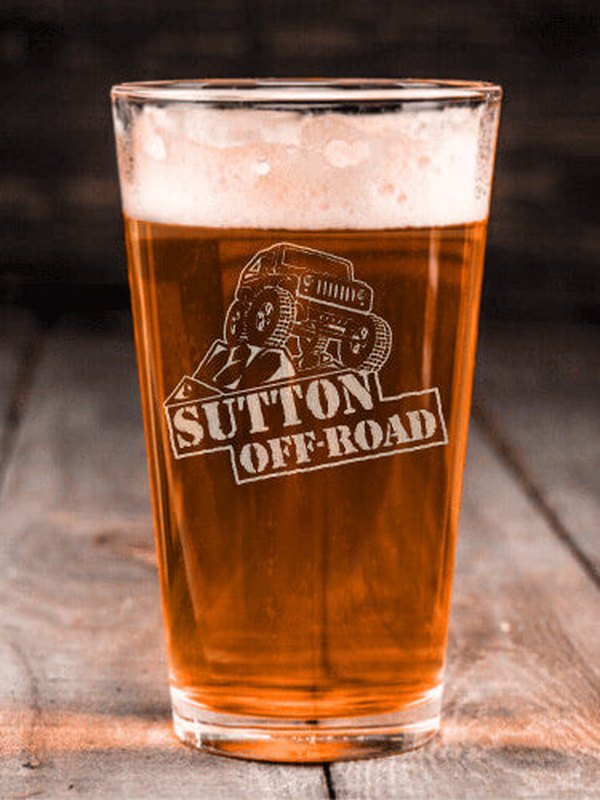 Off-Road : Pint Glasses - Engraved