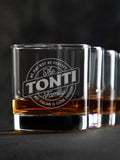 Perfectly Italian : Rocks Glasses - Engraved