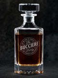 Perfectly Italian : Whiskey Decanter - Engraved
