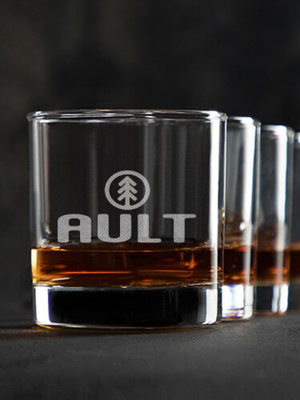 Pine Tree : Rocks Glasses - Engraved