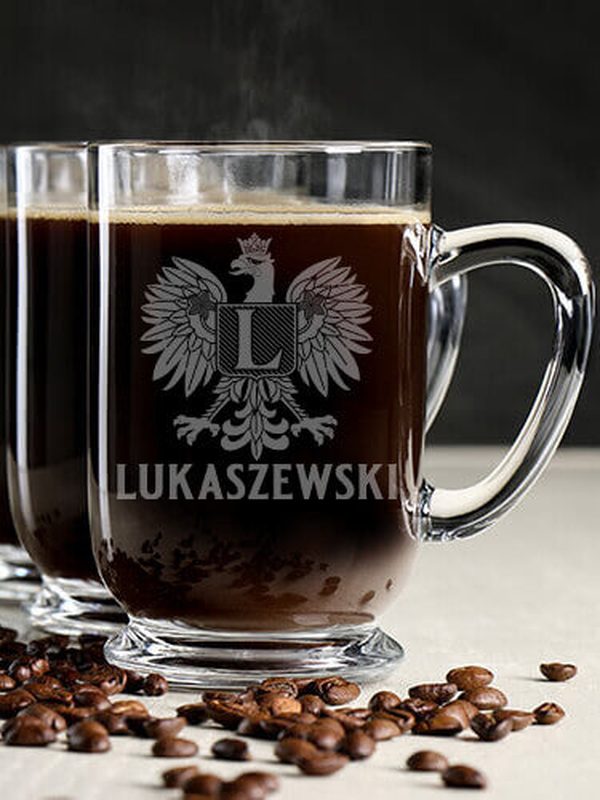 Polish Monogram : Coffee Mugs - Engraved