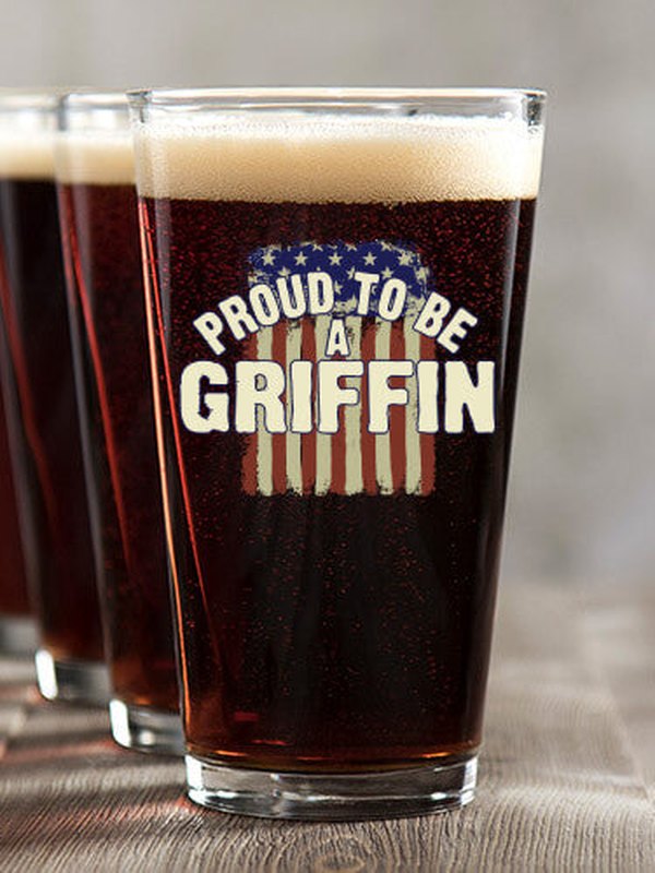 Proud To Be : Pint Glasses - Color Printed
