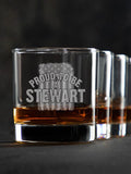 Proud To Be : Rocks Glasses - Engraved