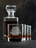 Proud To Be : Decanter Rocks Glass Gift Sets - Engraved
