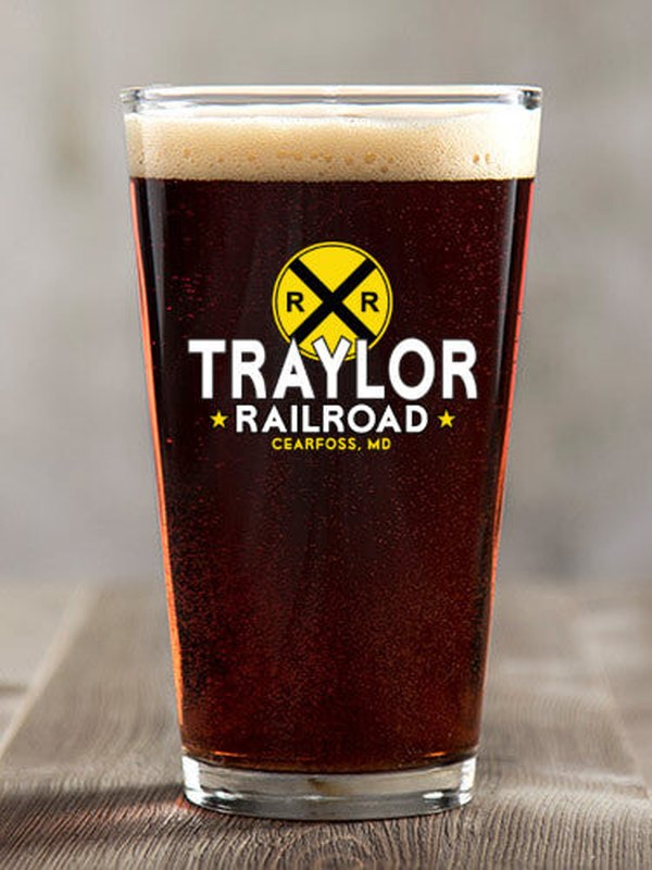 Railroad : Pint Glasses - Color Printed