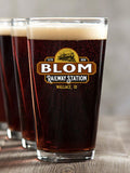 Railway Station : Pint Glasses - Color Printed
