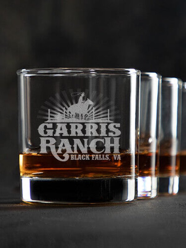 Ranch : Rocks Glasses - Engraved