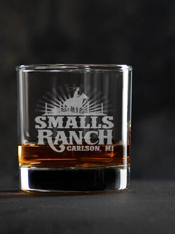 Ranch : Rocks Glasses - Engraved