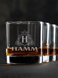 Regal Monogram : Rocks Glasses - Engraved