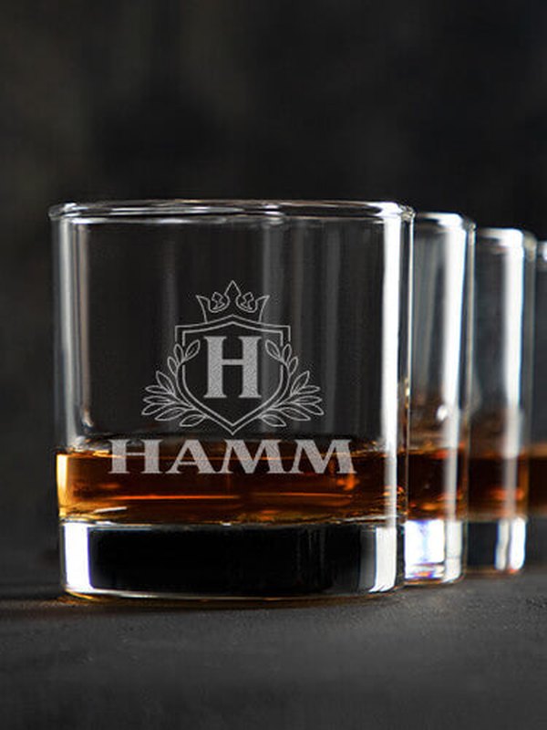 Regal Monogram : Rocks Glasses - Engraved