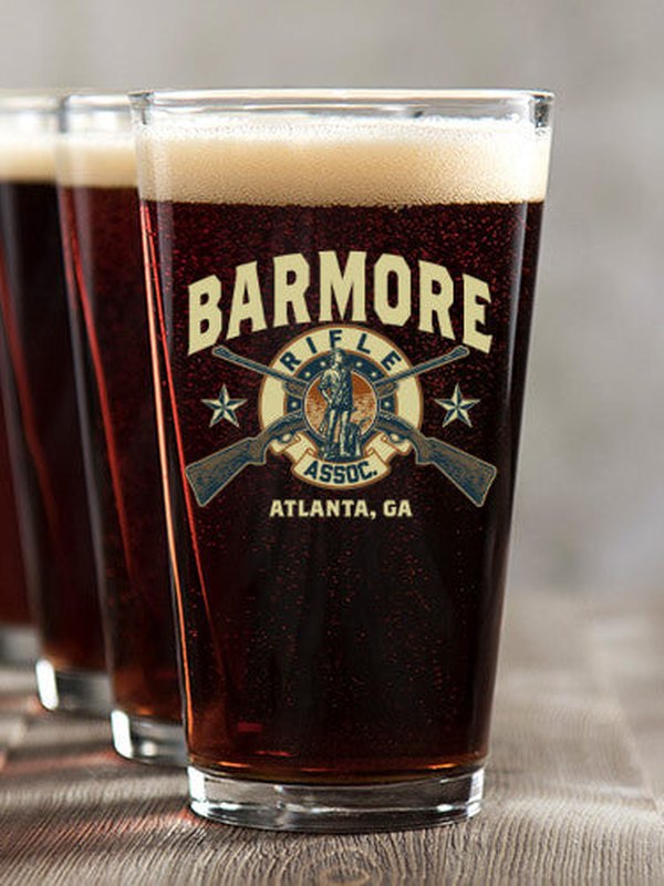 Rifle Association : Pint Glasses - Color Printed
