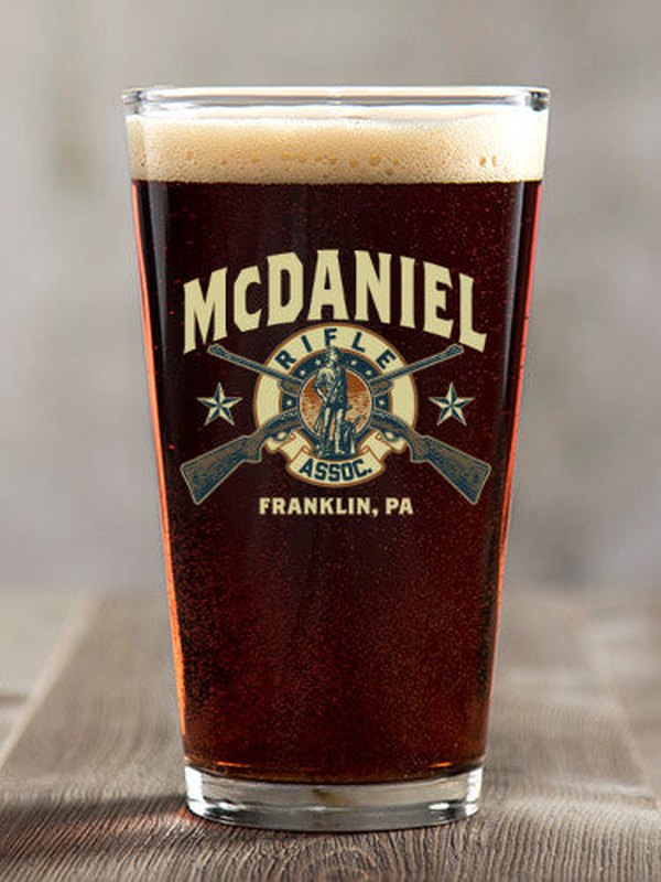 Rifle Association : Pint Glasses - Color Printed