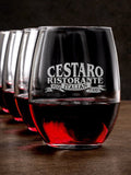 Ristorante : Stemless Wine Glasses - Engraved