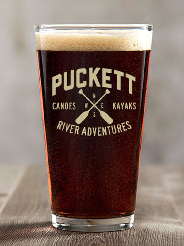 River Adventures : Pint Glasses - Color Printed