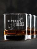 Rocks Bass : Rocks Glasses - Engraved