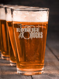 Rocks Drums : Pint Glasses - Engraved