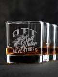 Salt Water Adventures : Rocks Glasses - Engraved