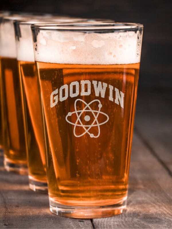 Science : Pint Glasses - Engraved