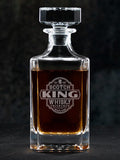 Scotch Whisky : Whiskey Decanter - Engraved