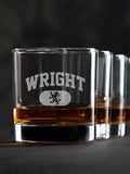 Scottish Varsity : Rocks Glasses - Engraved