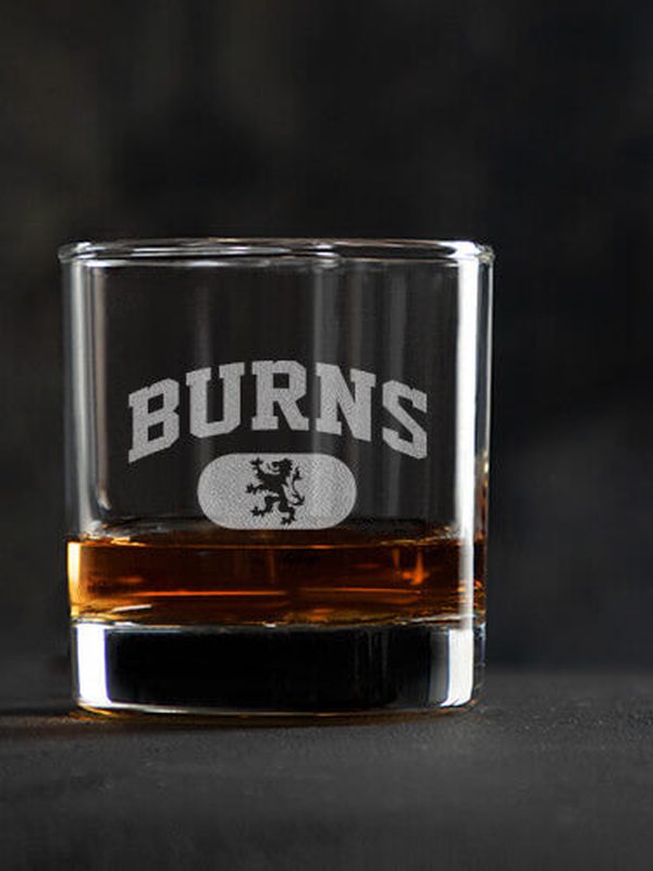 Scottish Varsity : Rocks Glasses - Engraved