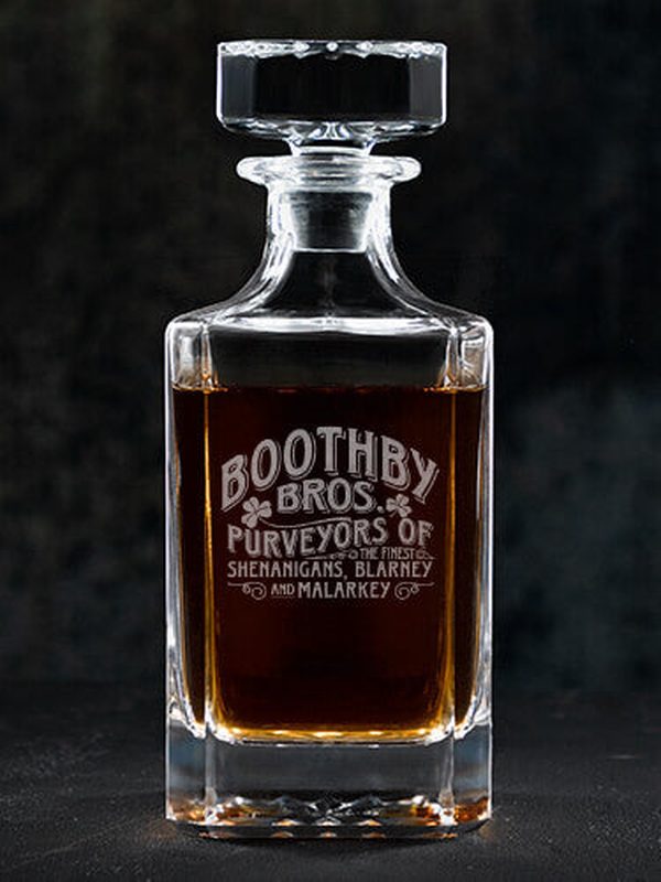 Shenanigans : Whiskey Decanter - Engraved