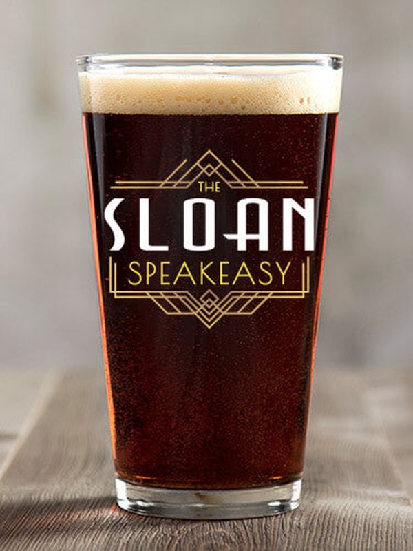 Speakeasy : Pint Glasses - Color Printed