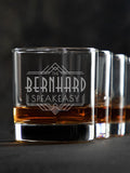Speakeasy : Rocks Glasses - Engraved