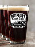 Speed Shop BP : Pint Glasses - Color Printed