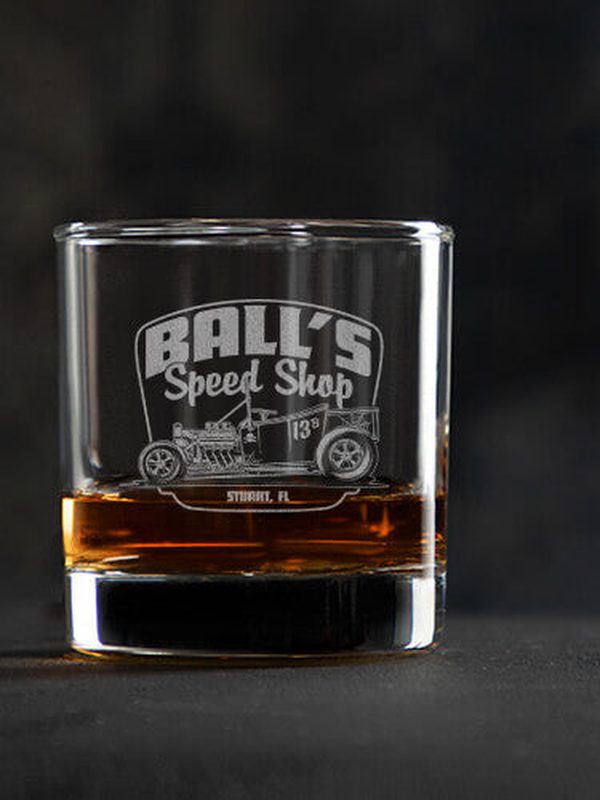 Speed Shop BP : Rocks Glasses - Engraved