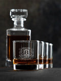 Stag Coat Of Arms : Decanter Rocks Glass Gift Sets product image 1