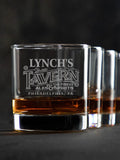 Tavern : Rocks Glasses - Engraved