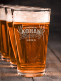 Taxidermy : Pint Glasses - Engraved