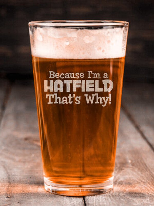 That's Why : Pint Glasses - Engraved