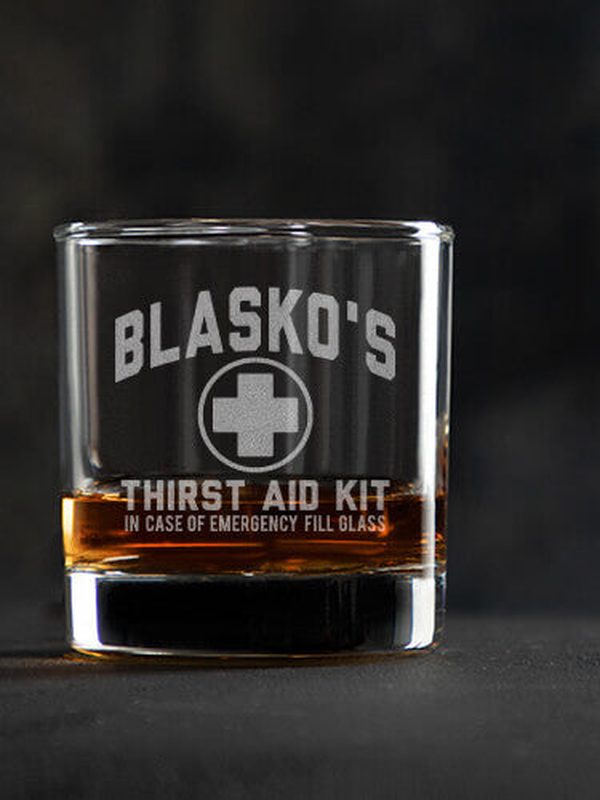 Thirst Aid Kit : Rocks Glasses - Engraved