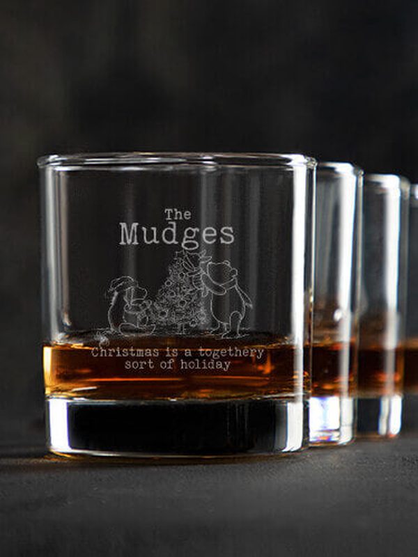 Togethery Holiday : Rocks Glasses - Engraved