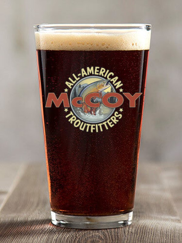 Troutfitters : Pint Glasses - Color Printed