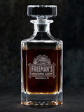 Vintage Hunting Camp : Whiskey Decanter - Engraved