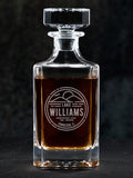 Vintage Lake : Whiskey Decanter - Engraved