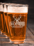 Whitetails : Pint Glasses - Engraved