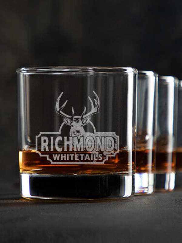 Whitetails : Rocks Glasses - Engraved