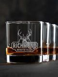 Whitetails : Rocks Glasses - Engraved