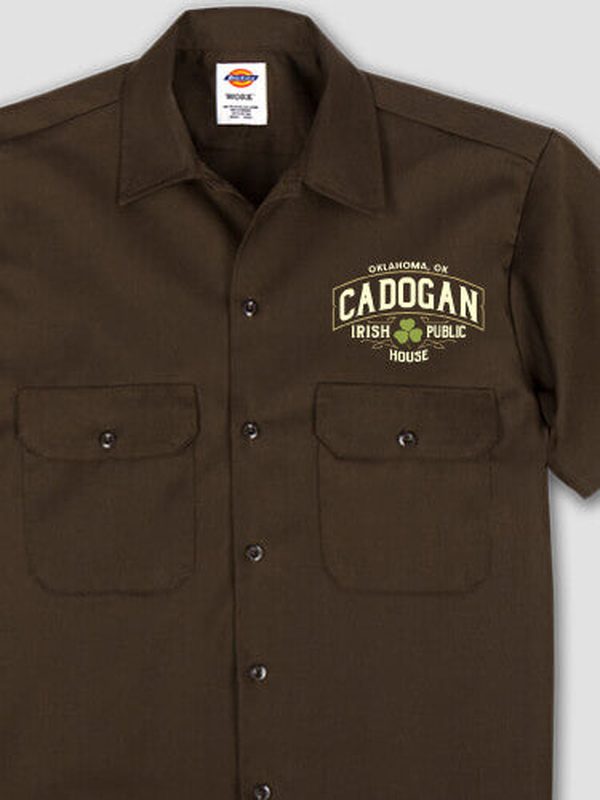 Irish Public House : Embroidered Work Shirts product image 1