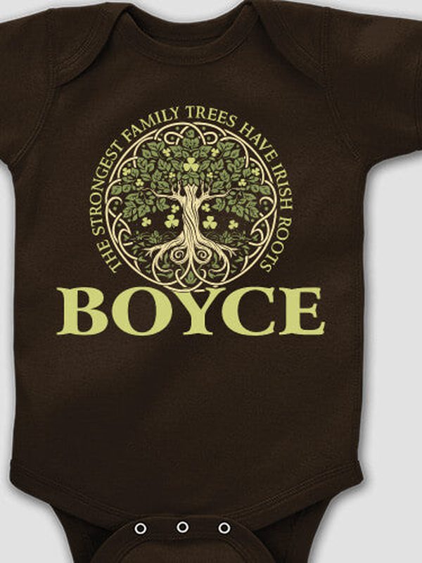 Irish Roots : Printed Baby Bodysuits