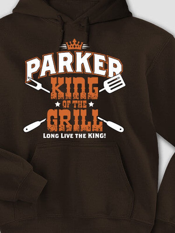 King of the Grill : Printed Hoodies product image 2